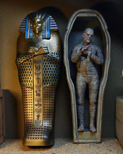 NECA Mummy Accessory Set Universal Monsters Sarcophagus 7 Scale